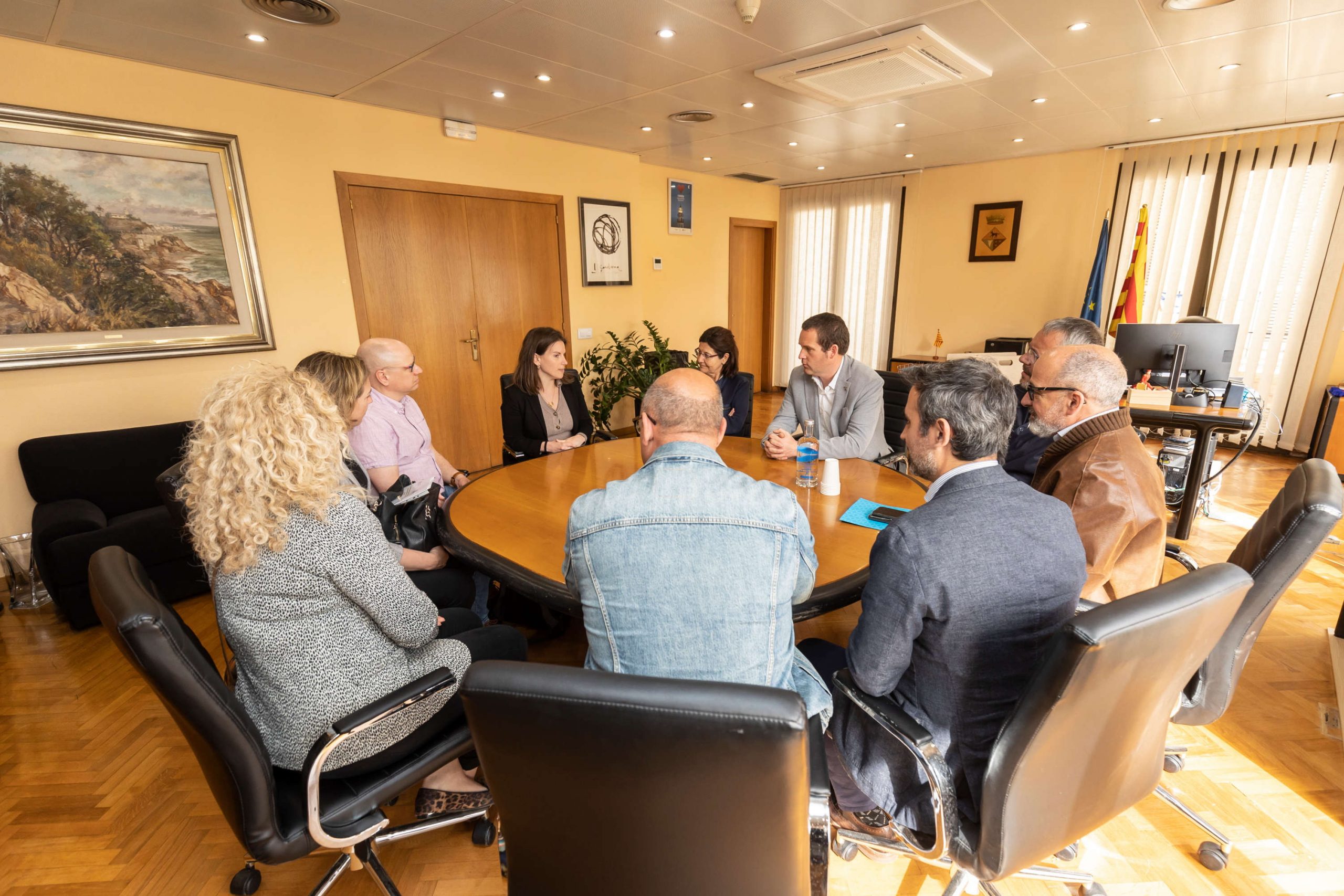 Recepcion de los socios del Next2Met en en el Ayuntamiento